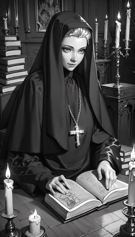 Orthodox nun