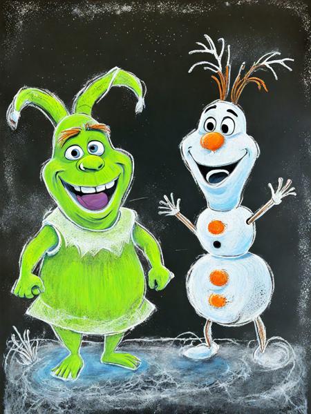 SDXL ChalkBoardDrawing LoRA