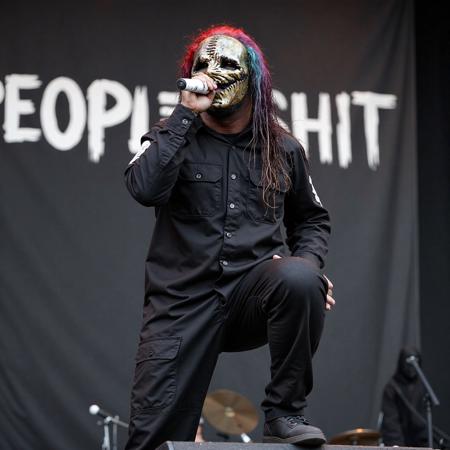 SLIPKNOT band. Number 8 masked. Corey Taylor