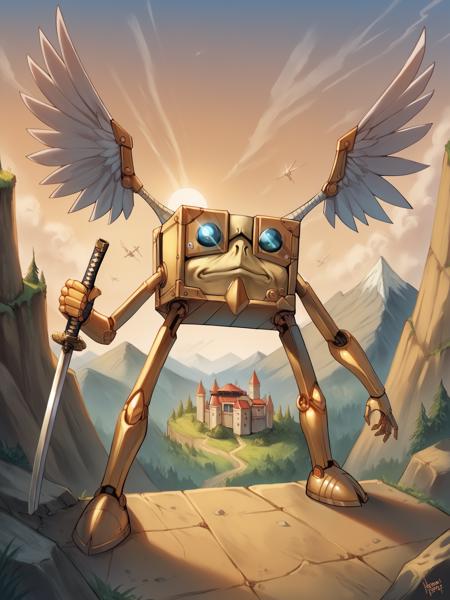 Modron from DND (pony and XL1.0)