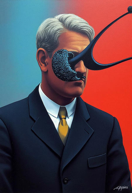 Style of René Magritte - Flux.1 Dev