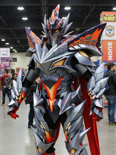 Monster Hunter Valstrax Armor Cosplay (魔物獵人, モンスターハンター)