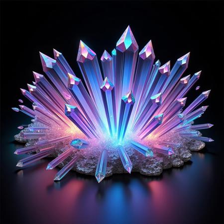 Prismatic Crystal World Morph for Flux