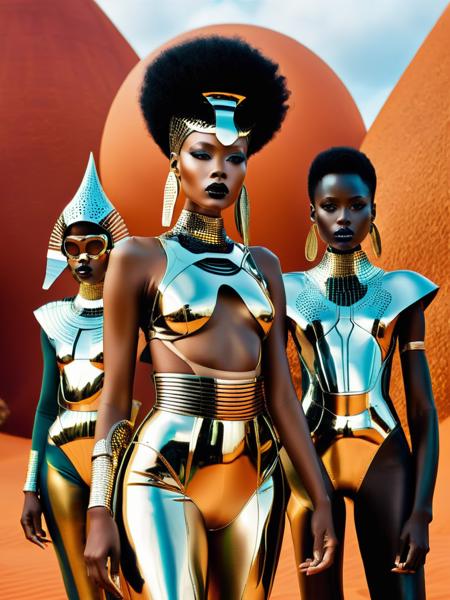 Afrofuturism Fashion版本SDXL v1.0 (ID: 174027)