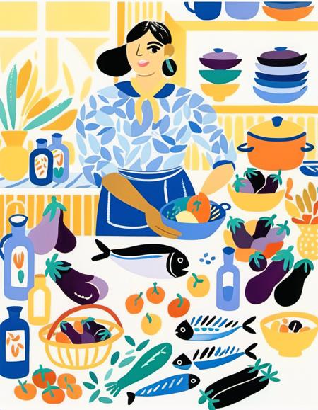 Magazines and ads illustration style - SDXL 1.0