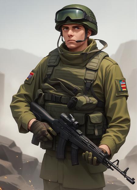 Russian soldier uniform (Pony XL)