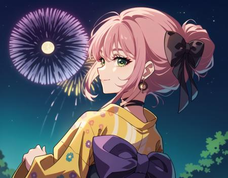 Pink Haired Girl - 『COLORs』【荒木哲郎×SawanoHiroyuki[nZk]：Hata Motohiro】 - COMMISSION