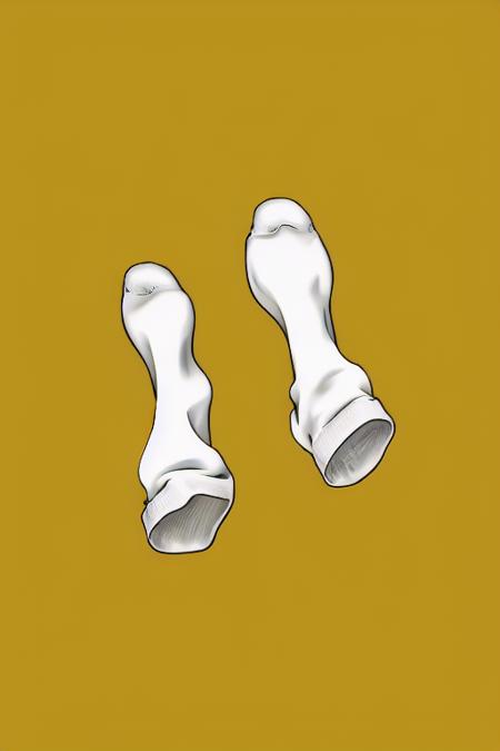 socks removed - white | simple painting layer