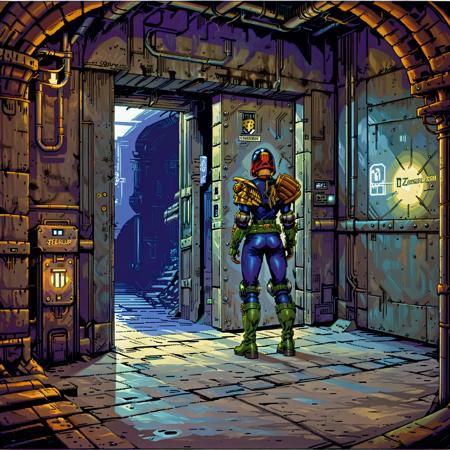 Judge Dredd Comic Style (SDXL)