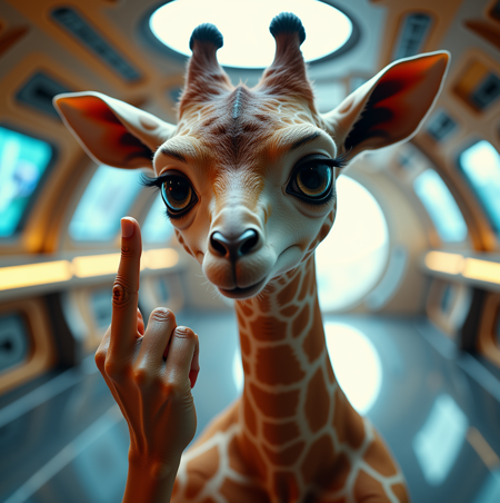 Middle Finger FLUX DEV LORA