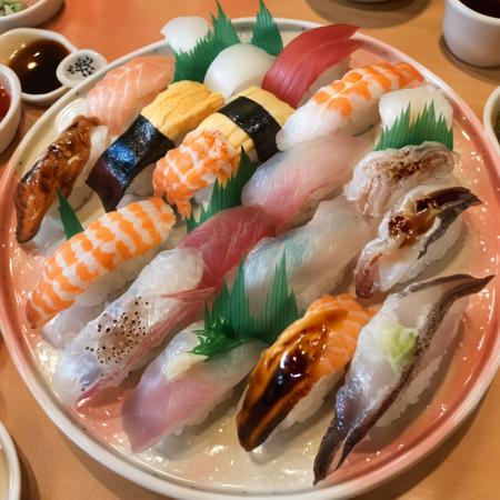 おまかせにぎり盛り合わせ sushi SDXL版本SDXL_V2 (ID: 150145)