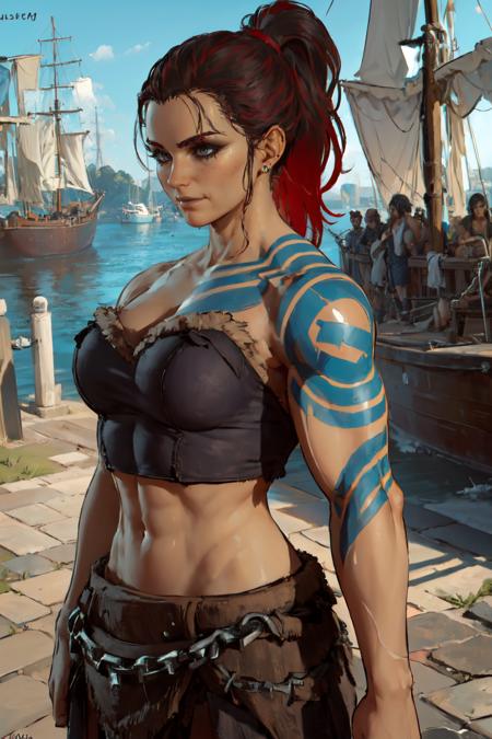 Female Barbarian from Diablo | Pony / SD1.5版本v2.0 SD1.5 (ID: 282240)