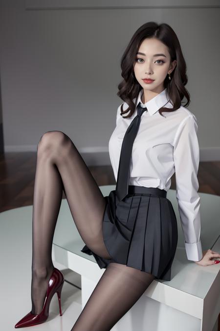 (SDXL & SD 1.5) Simple pointed toe stiletto heels without ankle strap (尖头高跟鞋)