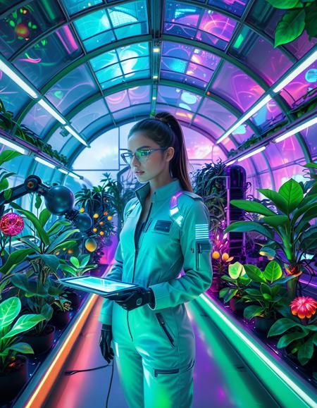 futuristic greenhouse background版本v1.0 (ID: 1284087)