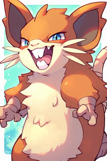 Raticate: Hyper Fang Pokémon | ラッタ (Pokedex #0020) [Pony]