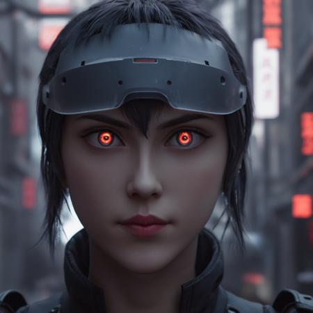 Ghost in the Shell XL + F1D (Japanese Manga Cyberpunk) style XL