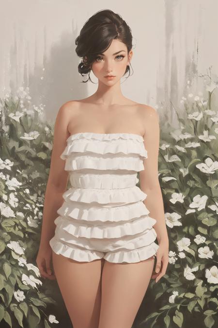 Ruffle Knit Romper