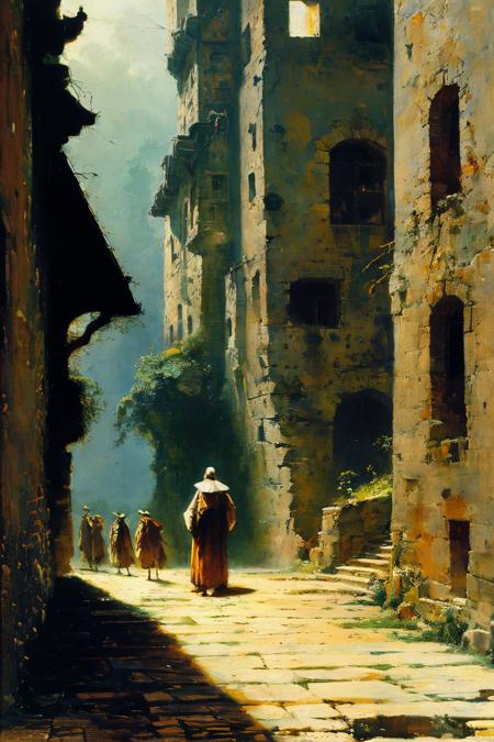 style of Carl Spitzweg 299