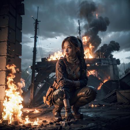 Flame scene