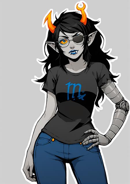 Vriska Serket (Homestuck) - Variant canon outfits