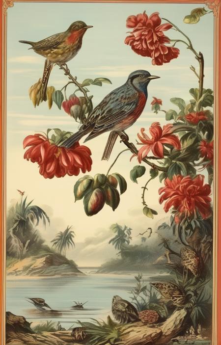 style of Chromolithography [SDXL] 261
