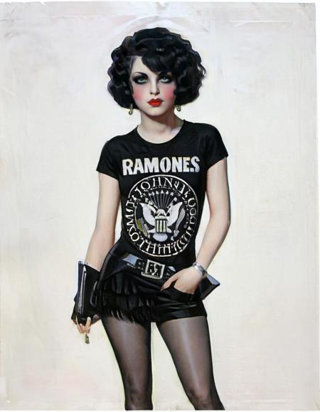 1930's Pin up - Enoch Bolles Style - SDXL 1.0