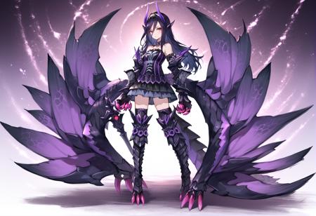 Monster Hunter -  Black eclipse dragon princess (地を暗黒に染めし 黒蝕の竜姫) (Gore Magala\ ゴア・マガラ) PonyXL