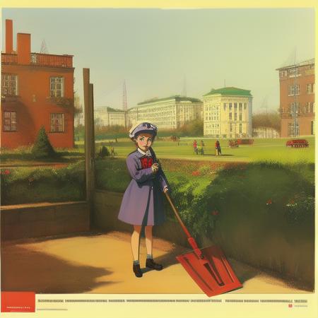 USSR POSTER \ ПОСТЕР СССР