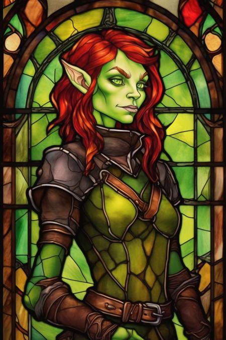 Stained Glass Portrait