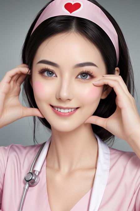 Cheek heart pose (SD XL)