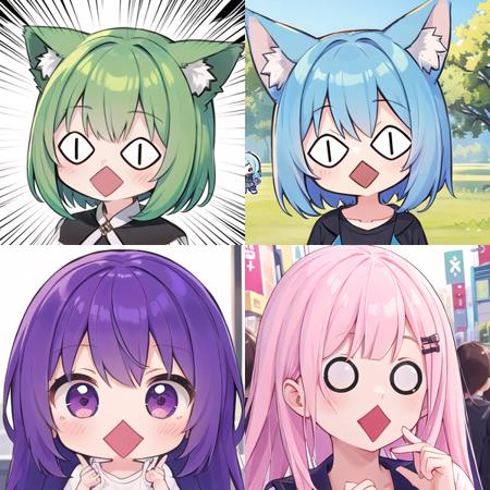 Comic expression : diamond shaped mouth 菱形の口版本v1.10 (ID: 153601)