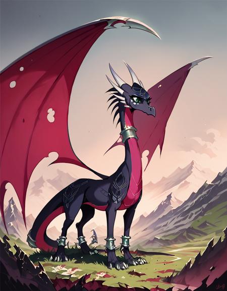 Corrupted Cynder【 The legend of Spyro - A New Beginning 】- 【PONY - FLUX - DSXL】