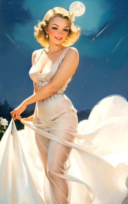 Gil ElvGren Calendar Girl Artstyle LoRA