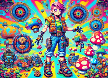 DonM - Shroom Kingdom 8bit [SD,SDXL,Pony]