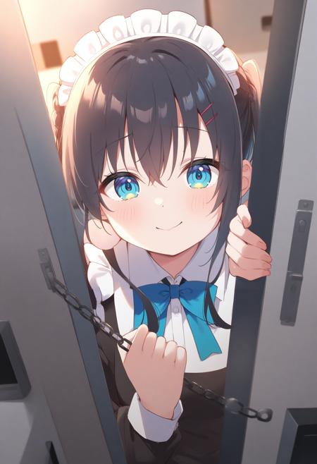 [SDXL&Pony] door chain / ドアチェーン