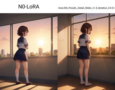 Detail Slider LoRA | PonyXL SDXL