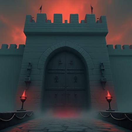 Captain Pollution's Dreamy Otherworld Fortress V1 - SDXL