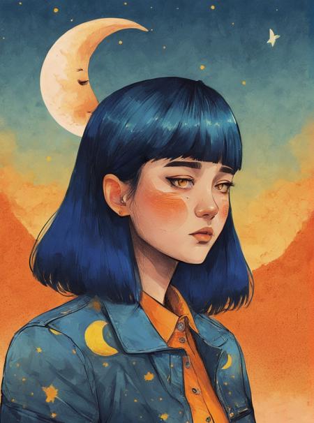 Graphic portrait