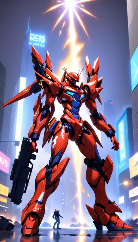 [Illustrious / SDXL] Super robot diffusion XL (Gundam, EVA, ARMORED CORE, BATTLE TECH like mecha lora)