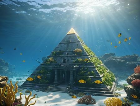 Unweathered Giza Pyramids