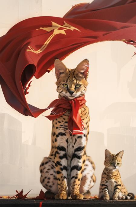 The serval (Leptailurus serval) LoRA