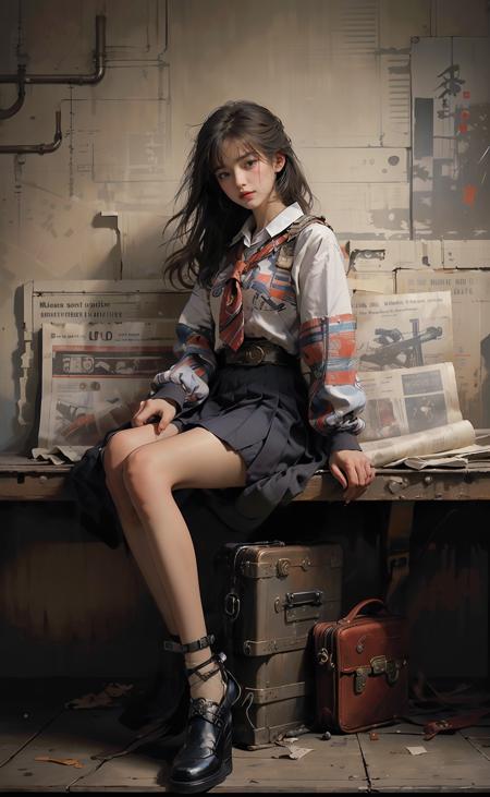 报纸风格背景/Newspaper Background