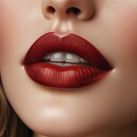 Carmine Red Lips