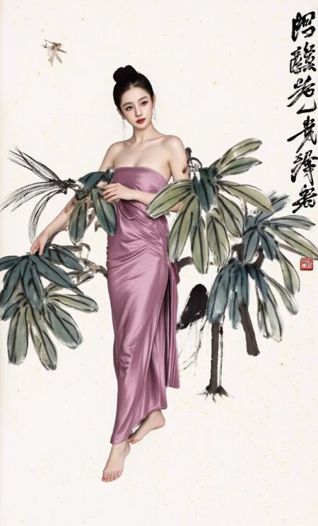 白石老人的画风 baishi style for flux1