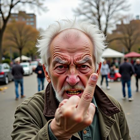 Middle Finger FLUX DEV LORA