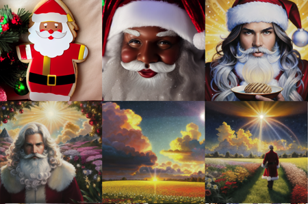 Ornamental Santa