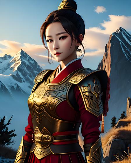 Chinese Female General - Battle Armor
