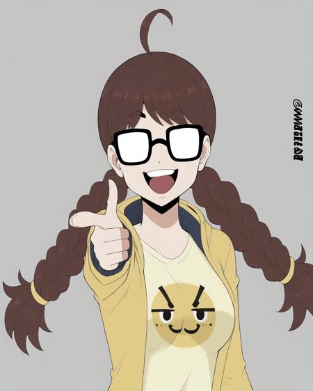 Nerd Emoji Girl - wanderjegson