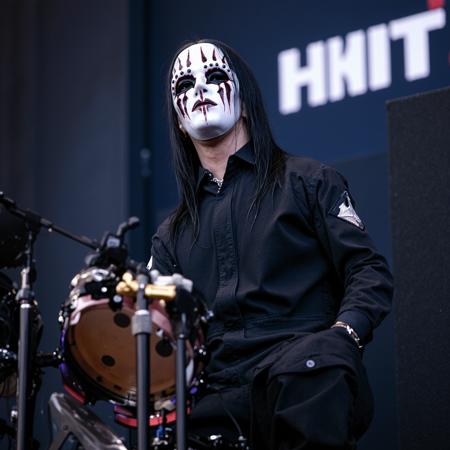 SLIPKNOT band. Number 1 masked. Joey Jordison (drums)版本MASK1 (ID: 994695)