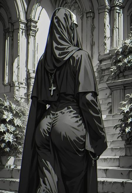 Orthodox nun